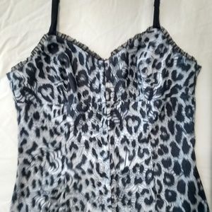 90's Vintage Rampage Corset Style Top M